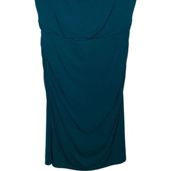 The Limited Teal Ruched Sheath Dress Women’s XS Stretch Work Office Party - Picture 7 of 9